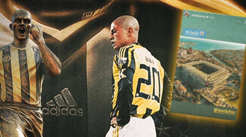 Fenerbahçe'nin eski yıldız Alex de Souza'nın 'Yuvama dönüyorum' paylaşımı sonrası 'heykelini yıkalım' önerisi gelmişti! Bu kez Fenerbahçe'yi etiketleyerek paylaştı
