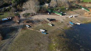 Terkos Gölü’nde korkutan görüntü! Daha önce teknelerin yüzdüğü yerde...