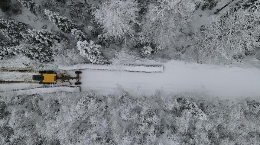Kastamonu'da kar nedeniyle 7 köye ulaşım sağlanamıyor