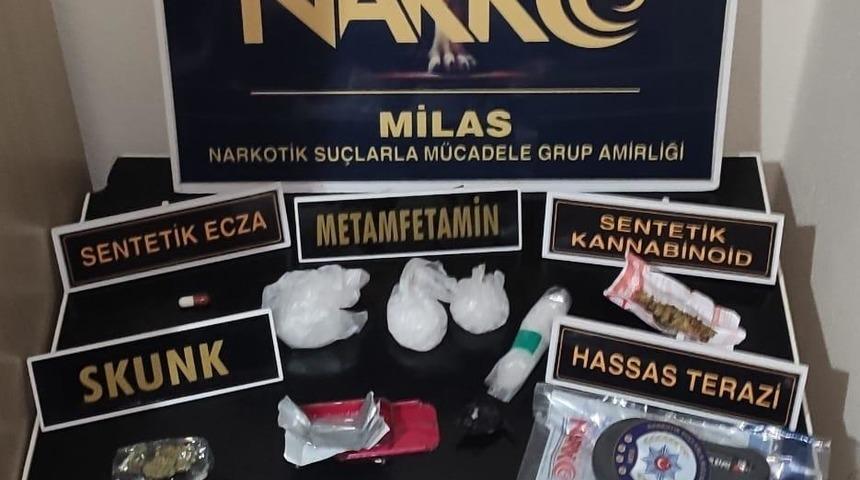 Muğla'da uyuşturucu operasyonunda yakalanan 4 zanlı tutuklandı