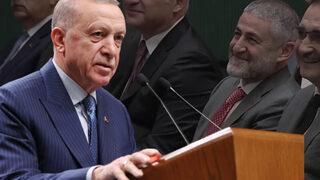 Kabine toplantısında güldüren anlar! Cumhurbaşkanı Erdoğan sözünü yarıda kesip Bakan Nebati'ye seslendi: Rahat ol