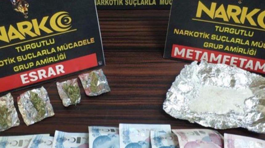 Manisa'da uyuşturucu operasyonunda yakalanan zanlı tutuklandı