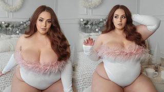 Büyük beden model Olivia Messina iç çamaşırı takımıyla poz verdi! “Seksi iç çamaşırlarım kendimi sevmemi sağladı”