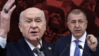 Devlet Bahçeli-Ümit Özdağ arasında 'Sinan Ateş' restleşmesi! Karşılıklı 'Fosil' ve 'ajan göndermeleri olay oldu
