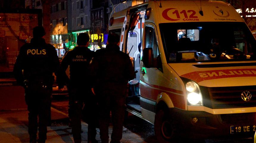 Çorum'da özel güvenlik görevlisi bıçaklı saldırıda yaralandı