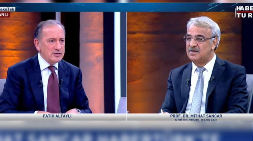 Canlı yayında dikkat çeken sözler! HDP Eş Genel Başkanı Mithat Sancar'dan Mansur Yavaş sorusuna yanıt