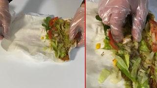 İstanbul'da 'pes' dedirten olay! Bu da oldu, çiğ köfte dürüm içinden çıktı