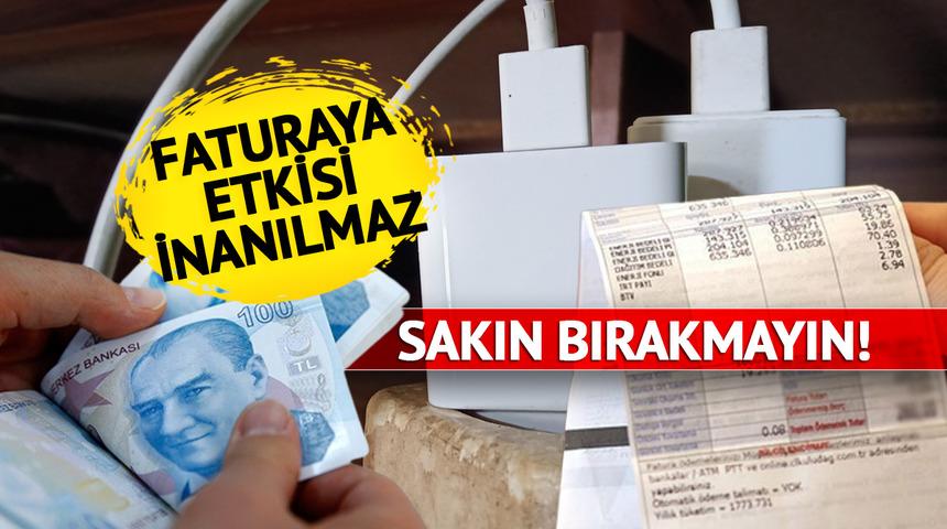 Elektrik faturasını şişiriyor! ‘Yaklaşık 90 TL’ Sürekli prizde takılı olan şarj aleti… İşte prizdeki adaptörün harcadığı elektriğin maliyeti