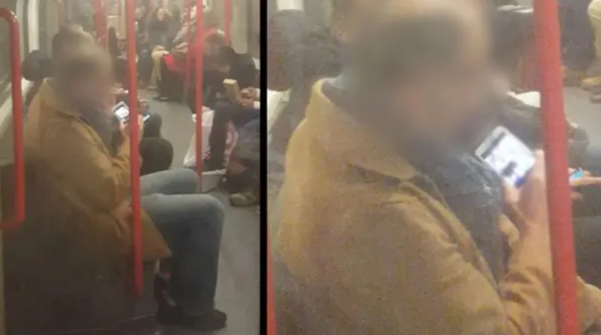 Tıka basa dolu metroda bir anda yetişkin film açıp izlemeye başladı! O anlar sosyal medyada ifşa edildi