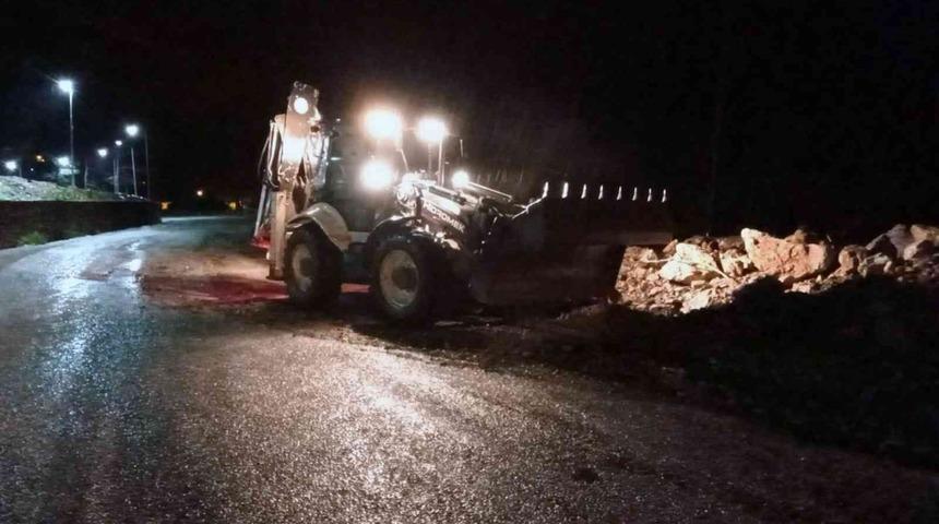 Muğla Büyükşehir Belediyesinden yağmur mesaisi