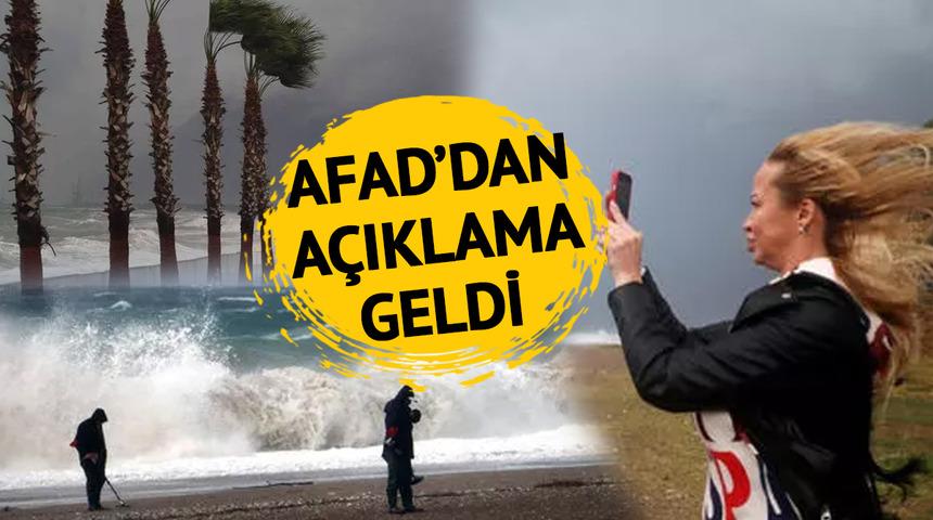 Fırtına bölgeyi etkisi altına almıştı: AFAD'dan uyarı geldi: Antalya, Manisa, Muğla...