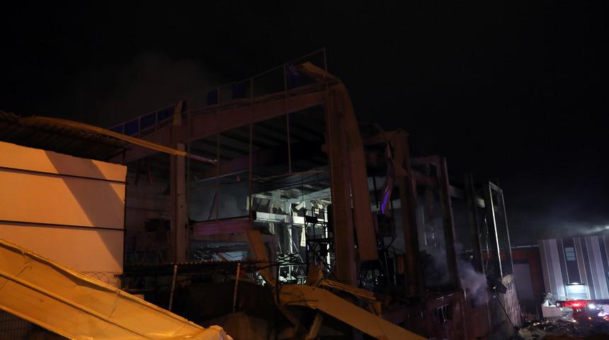 Kahramankazan Saraykent Sanayi Sitesi'nde yangın kontrol altına alındı