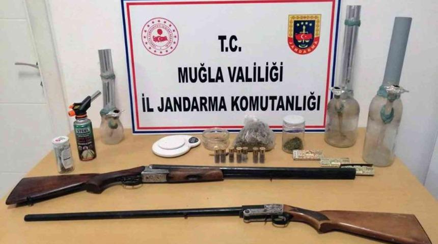 Datça’da uyuşturucu operasyonu