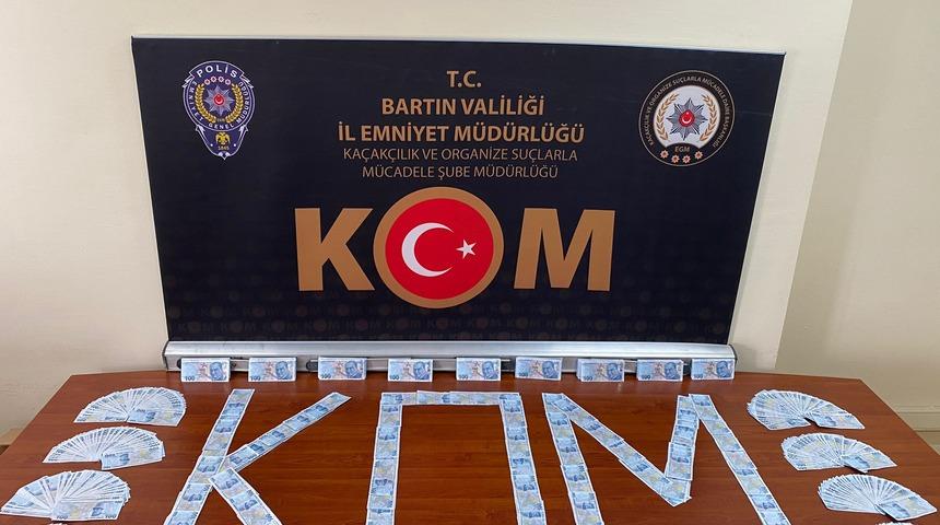Bartın'da sahte para operasyonunda yakalanan 3 şüpheli tutuklandı