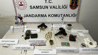 Samsun'da uyuşturucu operasyonunda 3 şüpheli gözaltına alındı