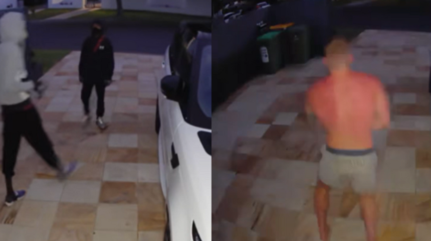 Sert kayaya denk geldiler! Hırsızlık yapmak için girdikleri evin sahibi profesyonel boksör çıktı... Fark edildiklerinde olanlar oldu