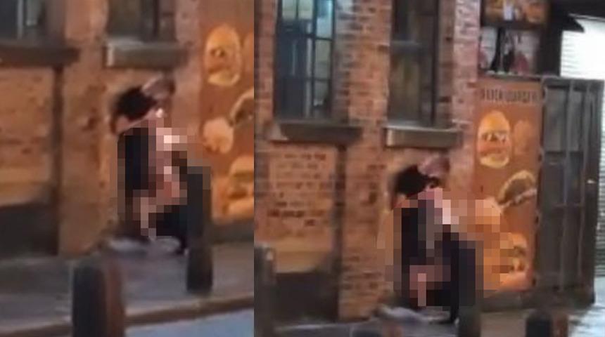 Sokak ortasında cinsel ilişkiye girerken görüntüleri çekilmişti! Kız arkadaşı adamı teşhis edince tutuklanmaktan kurtulamadı