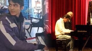 Kurye Muharrem Can İncir'in sosyal medyadaki görüntüsü gündem oldu! Dünyaca ünlü piyanist konserine davet etti, sahnede piyano çaldı