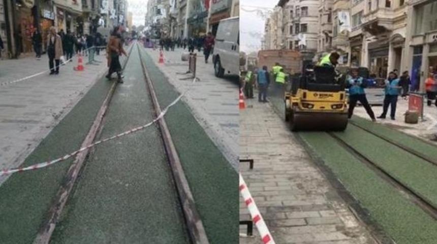 Sosyal medyada g&uuml;ndem oldu! Burası İstiklal Caddesi