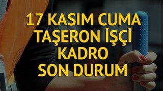 Taşeron son dakika haberi 18 Kasım Cumartesi: Taşeron işçilerin kadroya geçişinde son durum nedir?