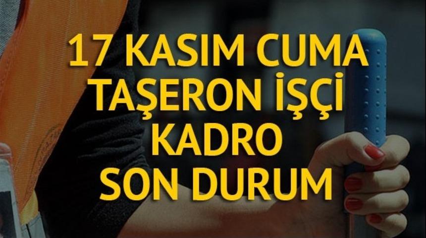 Taşeron son dakika haberi 18 Kasım Cumartesi: Taşeron işçilerin kadroya geçişinde son durum nedir?