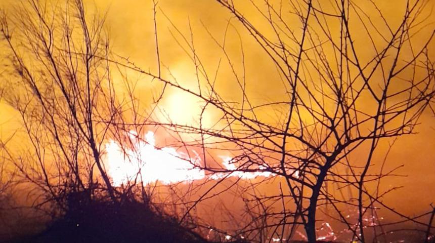 Kastabala Kuş Cenneti'nde &ccedil;ıkan yangın 3 saatte kontrol altına alındı!