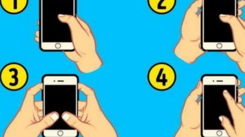 Telefon tutuş şekliniz kişilik &ouml;zelliklerinizi a&ccedil;ıklıyor! Hi&ccedil; farkında değiliz