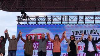 Emek ve Özgürlük İttifakı, Kartal'da miting düzenledi