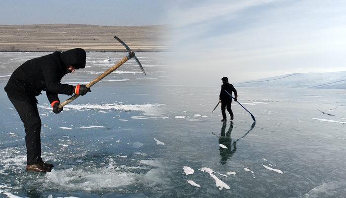 Burası Alaska değil Ardahan! Saatlerce...