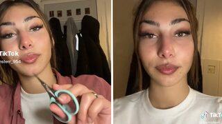 En tehlikeli TikTok trendi! Daha güzel görünmek için kirpiklerini kesiyorlar