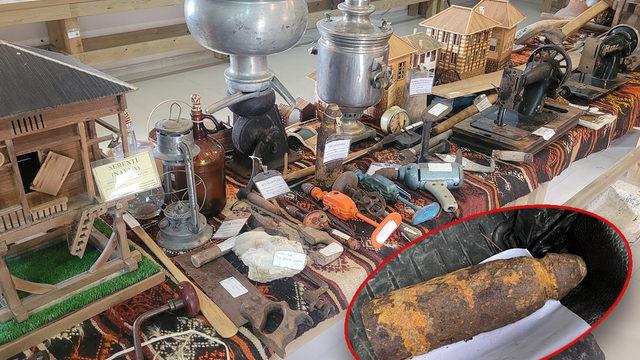 Artvin'de müzede tesadüfen fark edildi, ekipler alarma geçti! Faciadan dönüldü