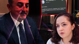 İsveç'te staj başvurusu reddedilmişti! Bakan Çavuşoğlu mağdur olan öğrenciyle telefonda görüştü: Tüm Türkiye'nin gündemine oturdun