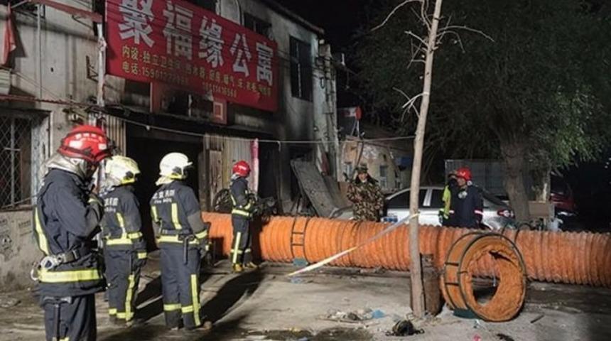 Çin'de büyük yangın! 19 kişi öldü