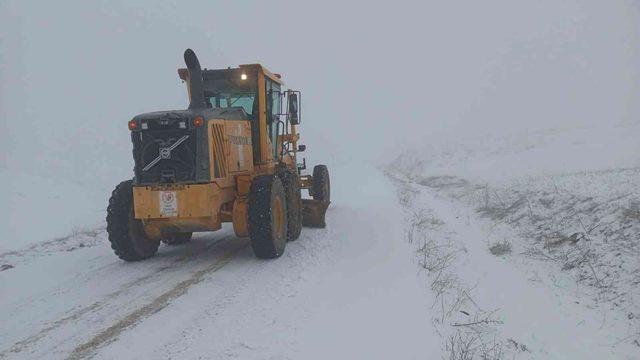 Kahramanmaraş’ta karla mücadele