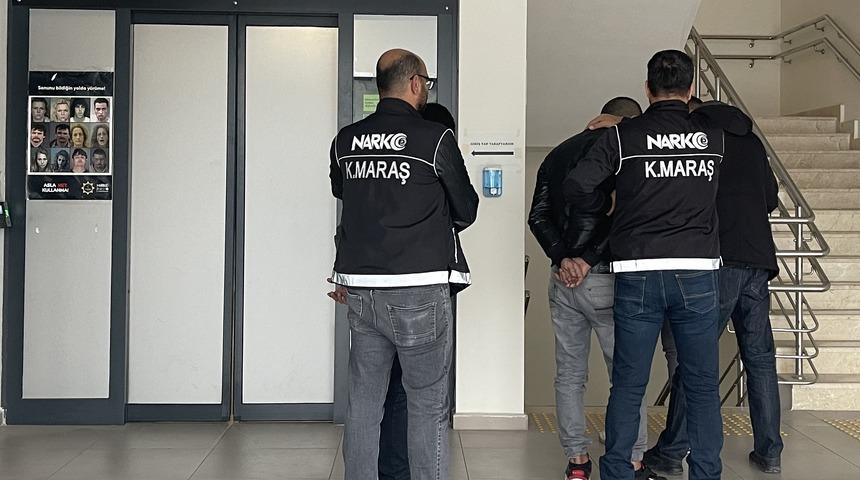 Kahramanmaraş'ta uyuşturucu operasyonunda yakalanan 3 zanlı tutuklandı