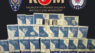 Kocaeli'de  740 bin makaron ele geçirildi