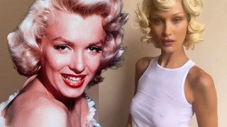 Bella Hadid'in Marilyn Monroe imajı
