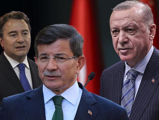 Erdoğan'dan Ali Babacan ve Ahmet Davutoğlu'na sert tepki!