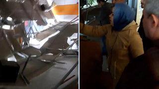 İstanbul Sultangazi'deki nüfus müdürlüğünün tavanı çöktü