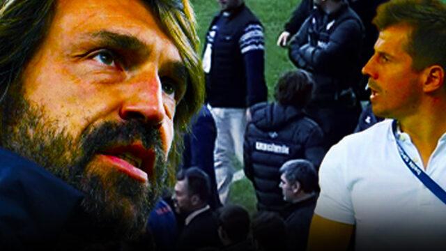Başakşehir kazandı Pirlo çıldırdı! Sahayı terk etti, oyuncular kapıları tekmeledi... Emre Belözoğlu ile büyük gerginlik