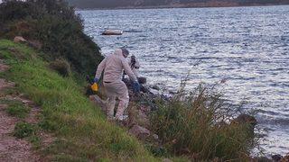 Bodrum'da sahiline belden yukarısı olmayan çürümüş ceset vurdu! 