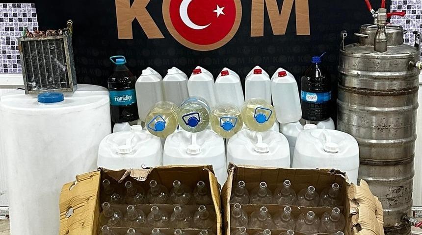 Tekirdağ'da 500 litre etil alkol ele geçirildi