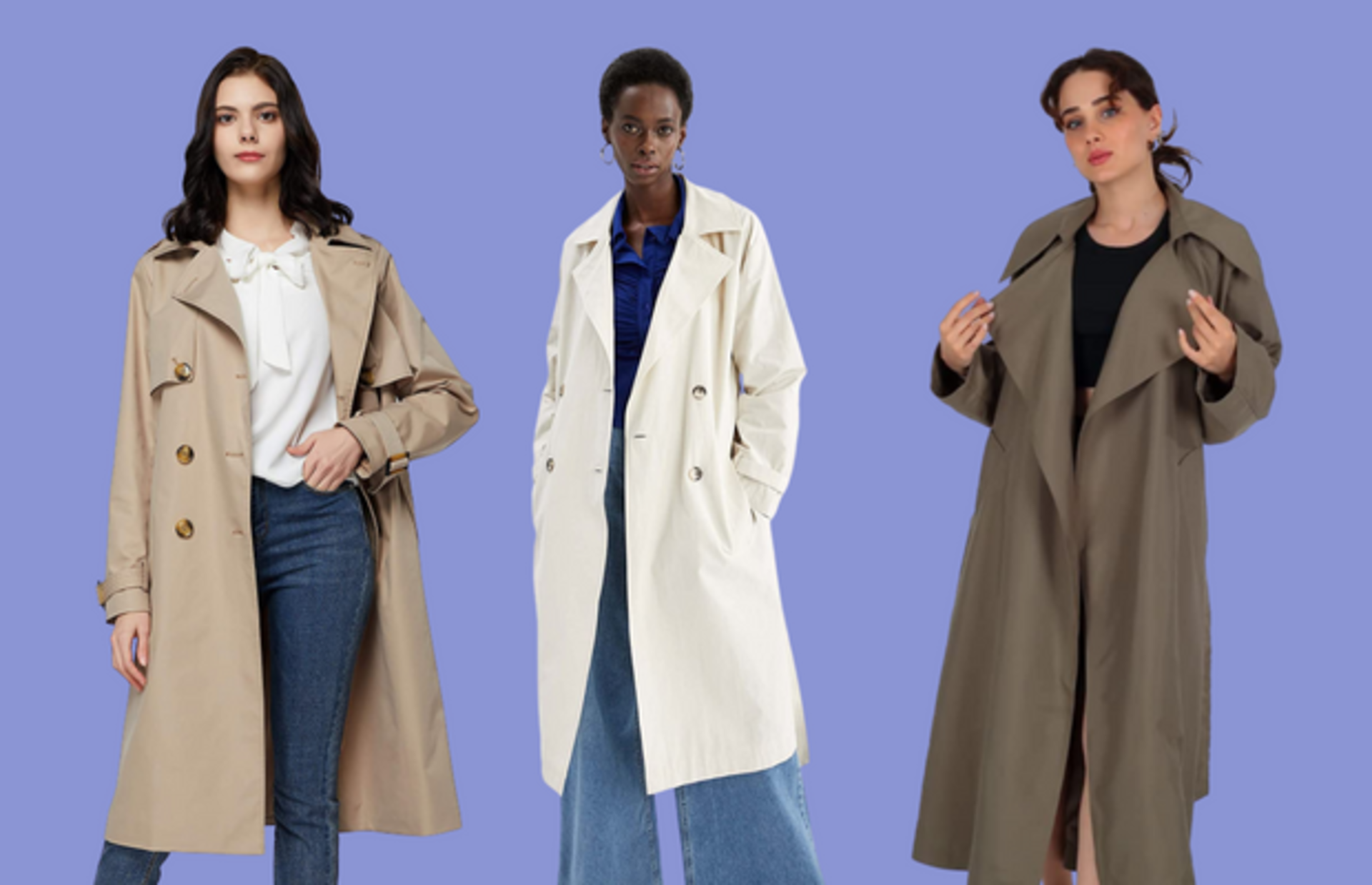 Kış aylarının vazgeçilmezi hem şık hem spor trençkot çeşitleri