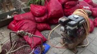 Tam 35 çuval! Sarıyer’de yasa dışı midye avcılığı yapanlara 33 bin 768 para cezası