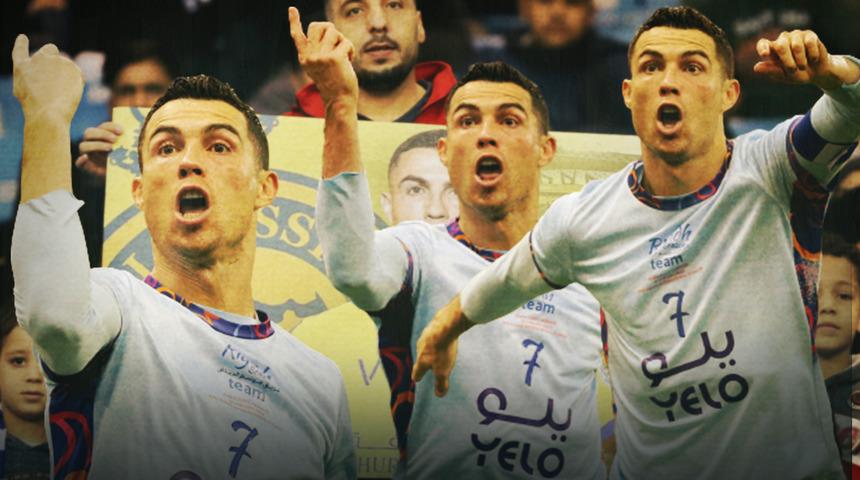 Messi karşısında, 45 dakikada Ronaldo şov! Dostluk maçı demeye bin şahit lazım...