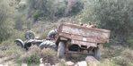 Aydın'da devrilen traktörün sürücüsü öldü