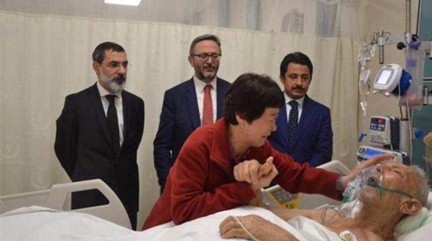 Gazi babasını ziyaret eden Koreli Ayla, g&ouml;zyaşlarına boğuldu