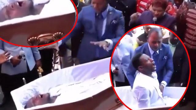 Dünya bu görüntüleri konuşuyor! Güney Afrika’da bir papaz ölüyü diriltme gösterisi yaptı... O anlar sosyal medyada gündem oldu