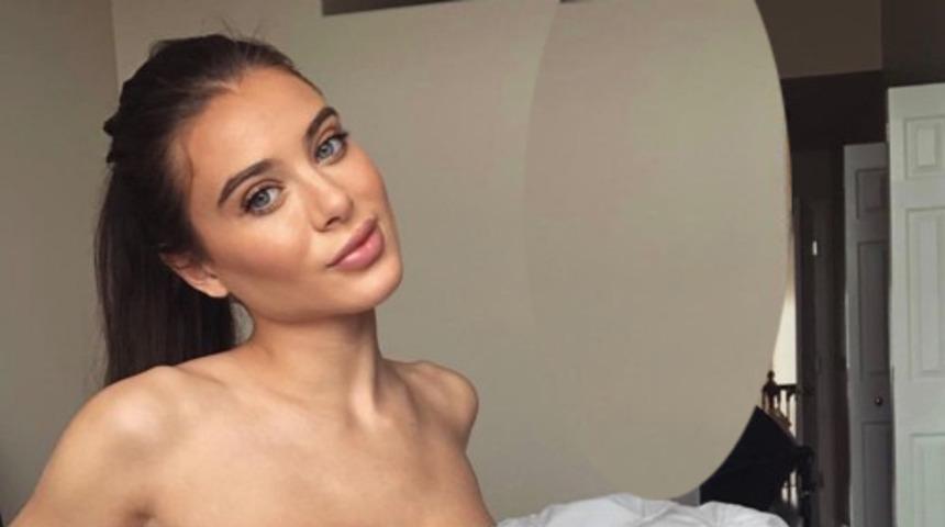 Eski yetişkin film yıldızı Lana Rhoades sosyal medyayı salladı! Üstünü çıkartıp kameraya arkasını döndü