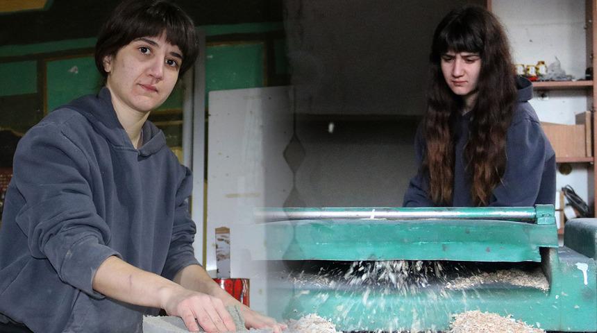 Sivas'ın 'Zeynep ustası' erkeklere taş çıkartıyor! "Bu iş güçle değil zekayla yapılır"